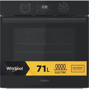 Forno elettrico incasso Whirlpool: colore nero, autopulente - OMR58HU1B 859991659950
