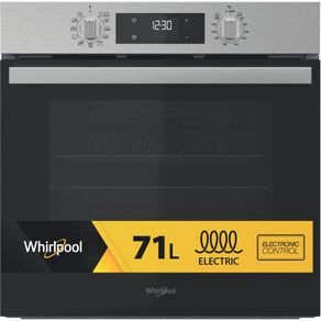 Forno elettrico incasso Whirlpool: colore inox, autopulente - OMR58HR0X 859991660000