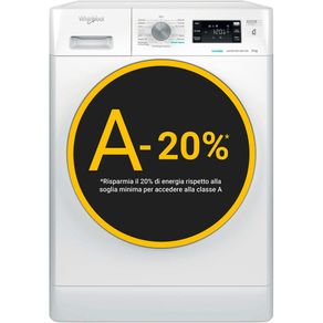 Lavatrice a libera installazione Whirlpool 9 kg - FFB 948 BSV IT - FreshCare 859991680280