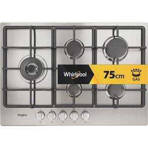 Piano cottura a gas Whirlpool: 5 fuochi - TGML 761 IX R 869991661070