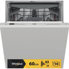 Lavastoviglie da incasso Whirlpool: colore argento, grande capienza - WIC 3C33 F 869991604360