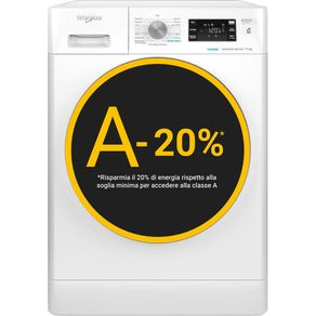 Lavatrice a libera installazione a carica frontale Whirlpool: 11,0 kg - FFB 1148 BSV IT 869991685710